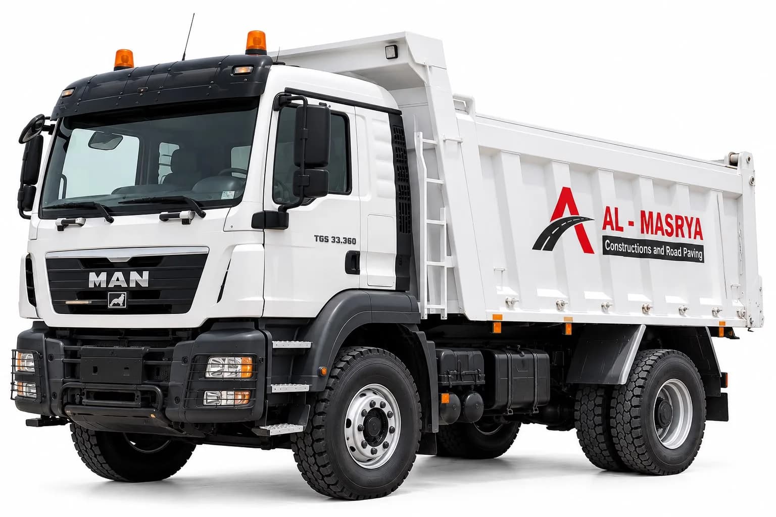 MAN dump trucks