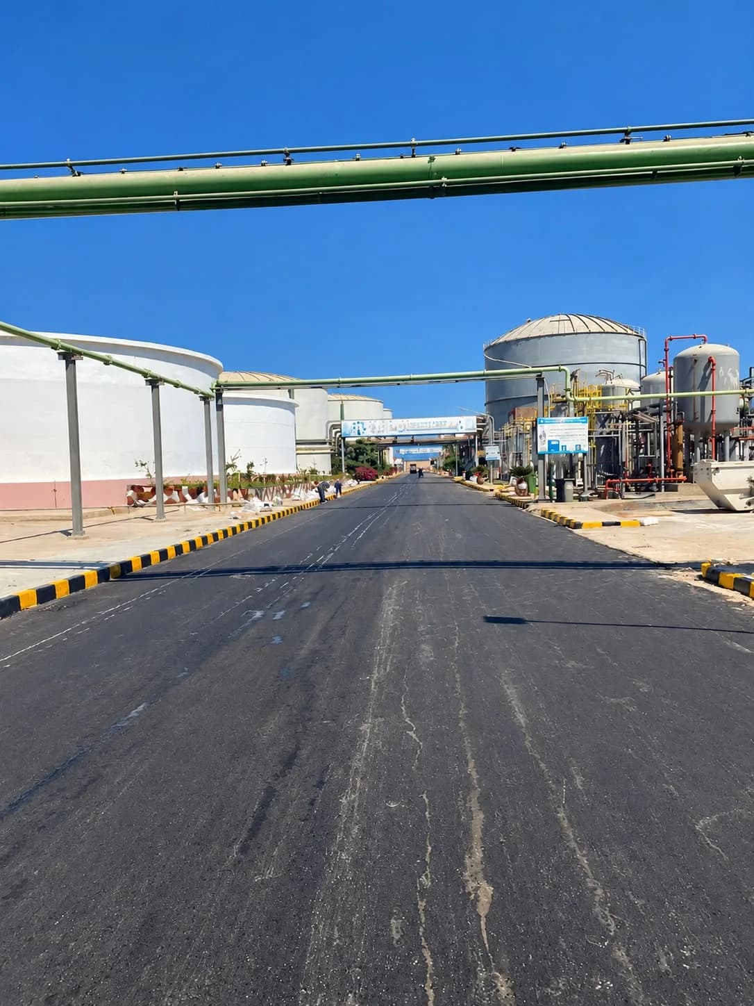 Finished internal road