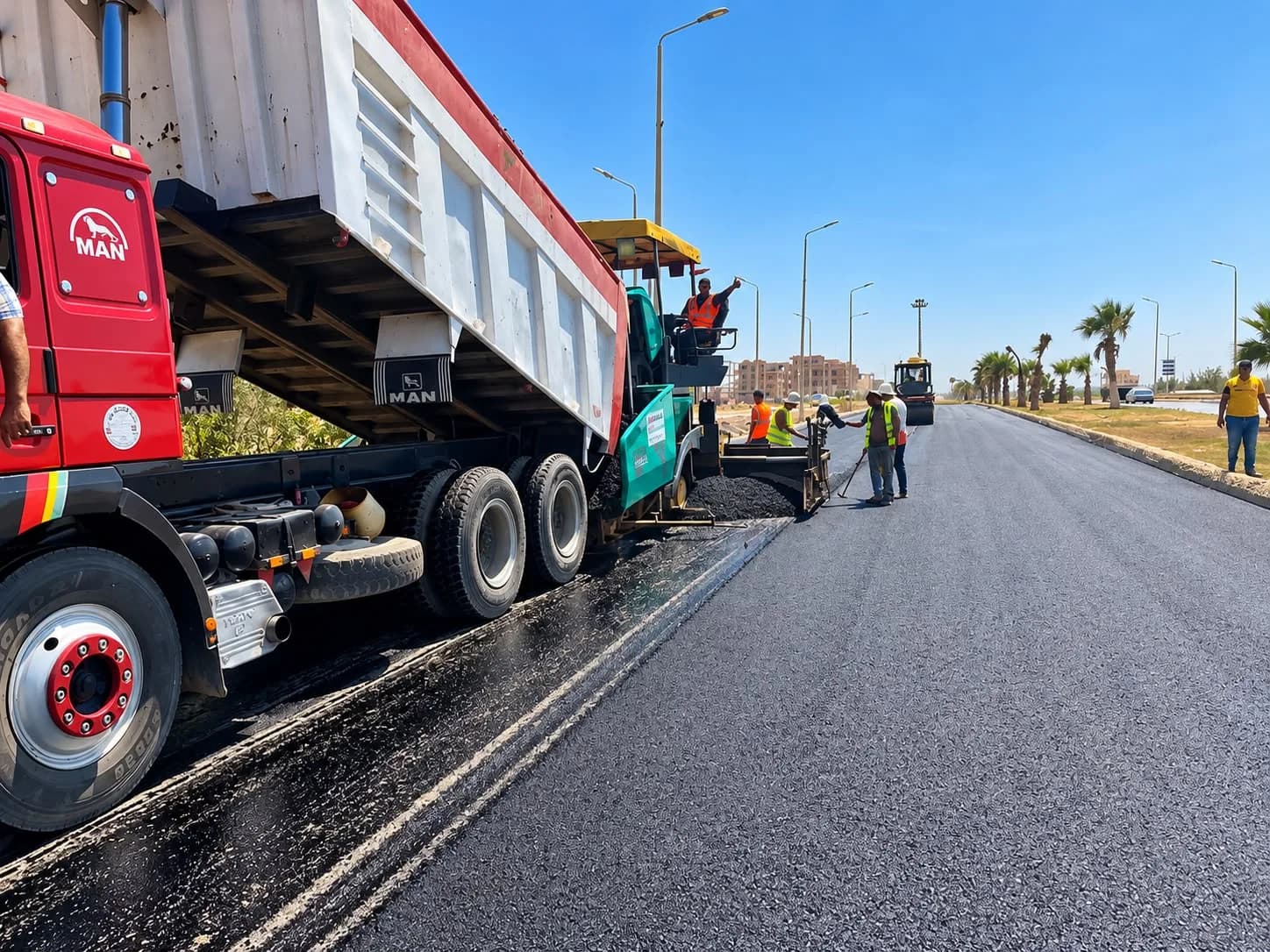 Hassan Allam Road Paving