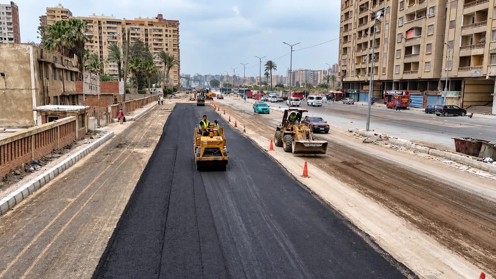 Paving the new lane