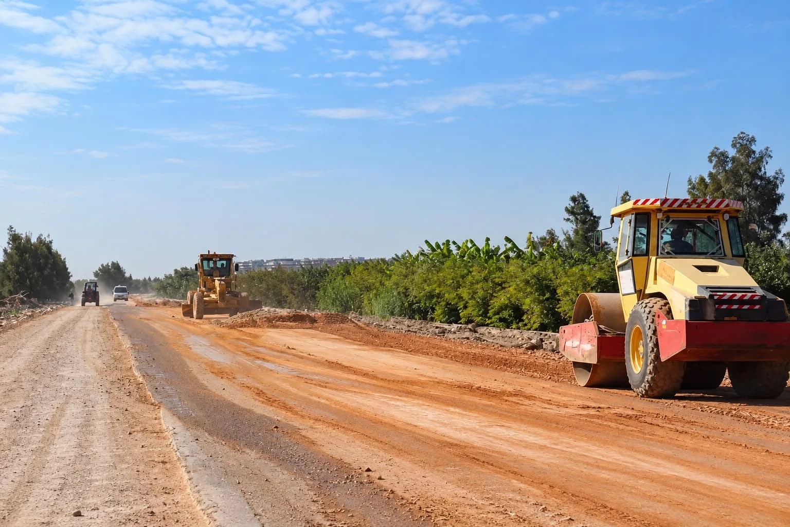 Grading and compaction